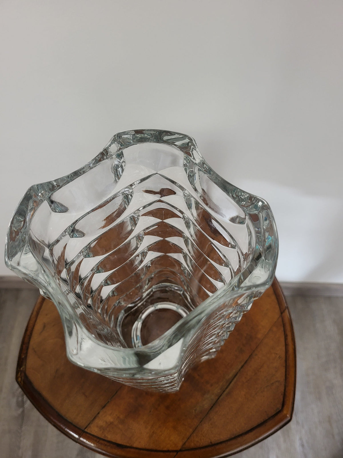 Vase Windsor Luminarc France 1970 vintage