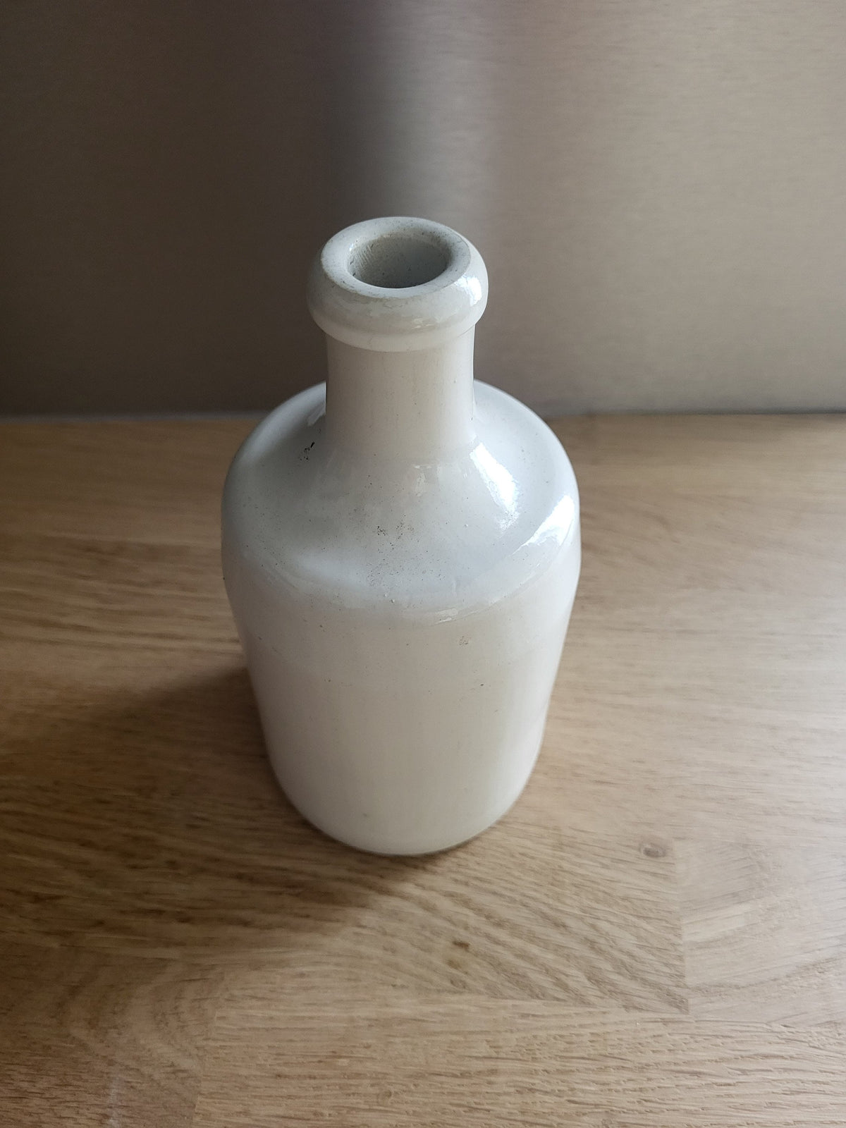 Bouteille grès blanc ancienne