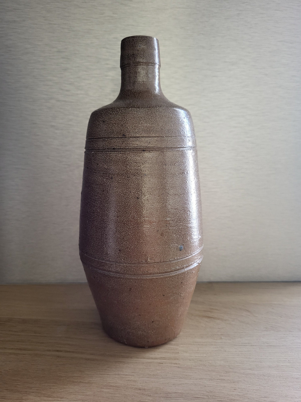 Ancienne bouteille grès brun