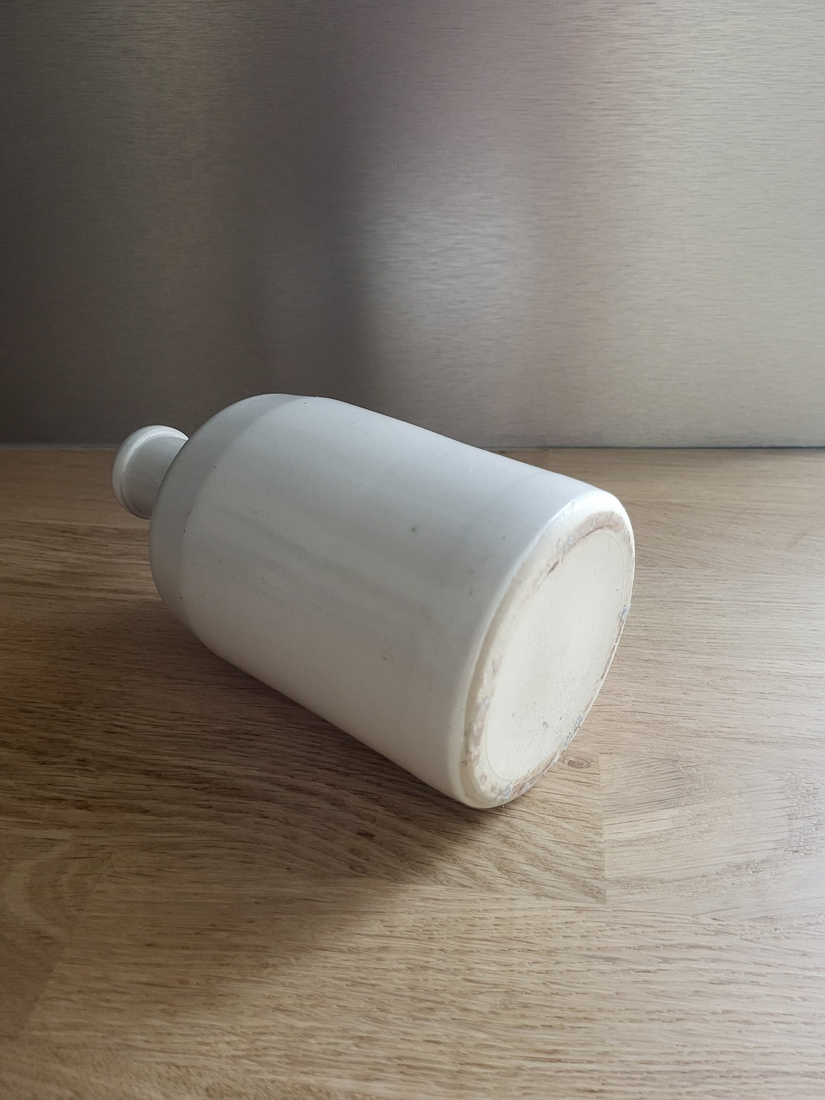 Bouteille grès blanc ancienne