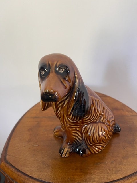 Chien céramique figurine animal