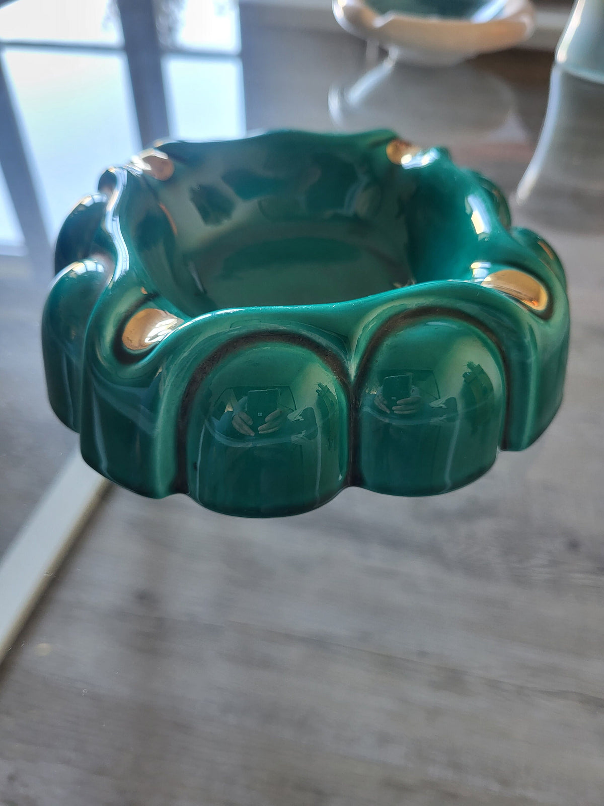 Cendrier vert Verceram Vide poche vert