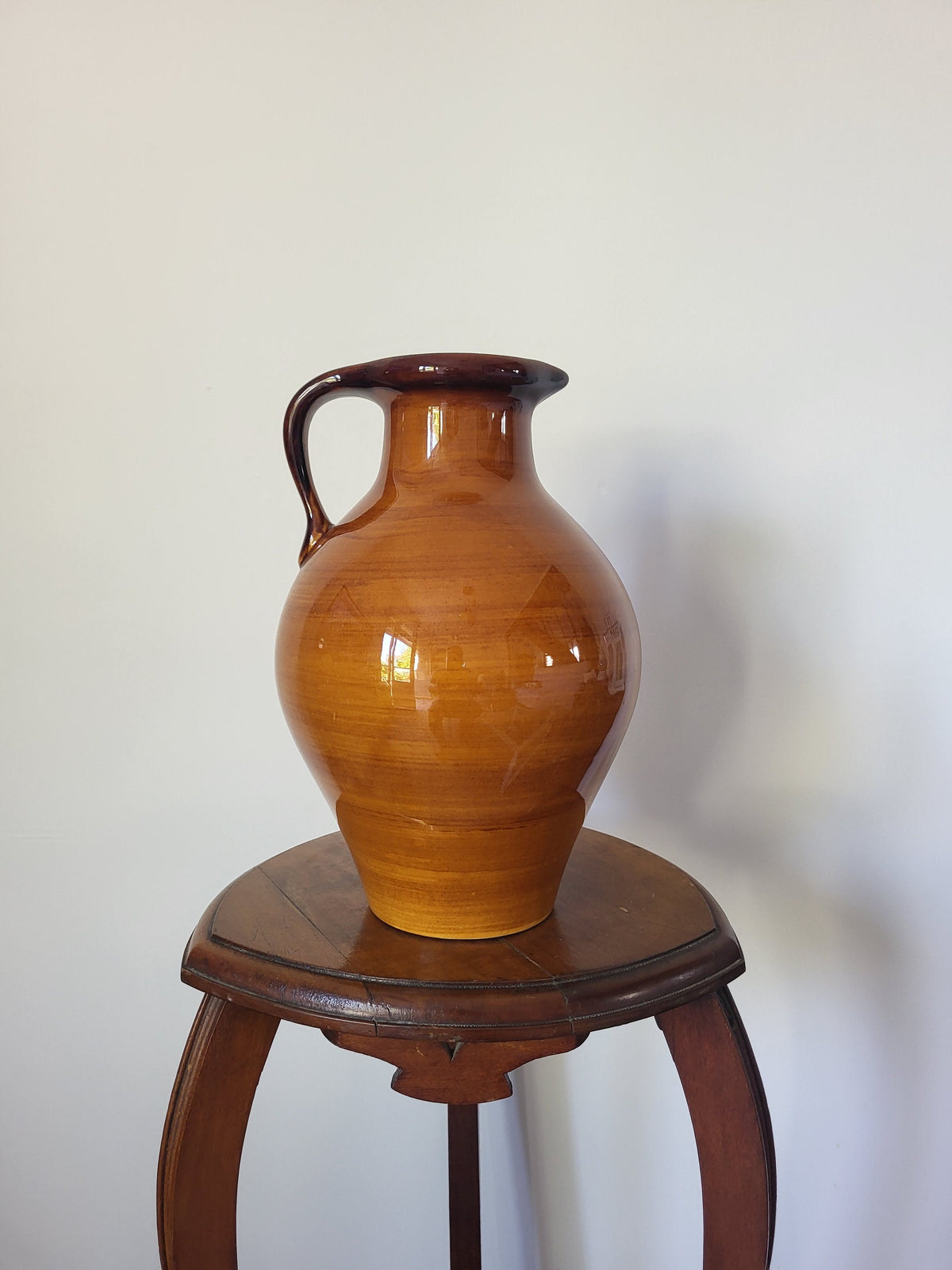 Cruche poterie Saint Clément céramique brillante