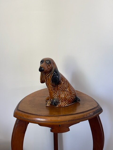 Chien céramique figurine animal