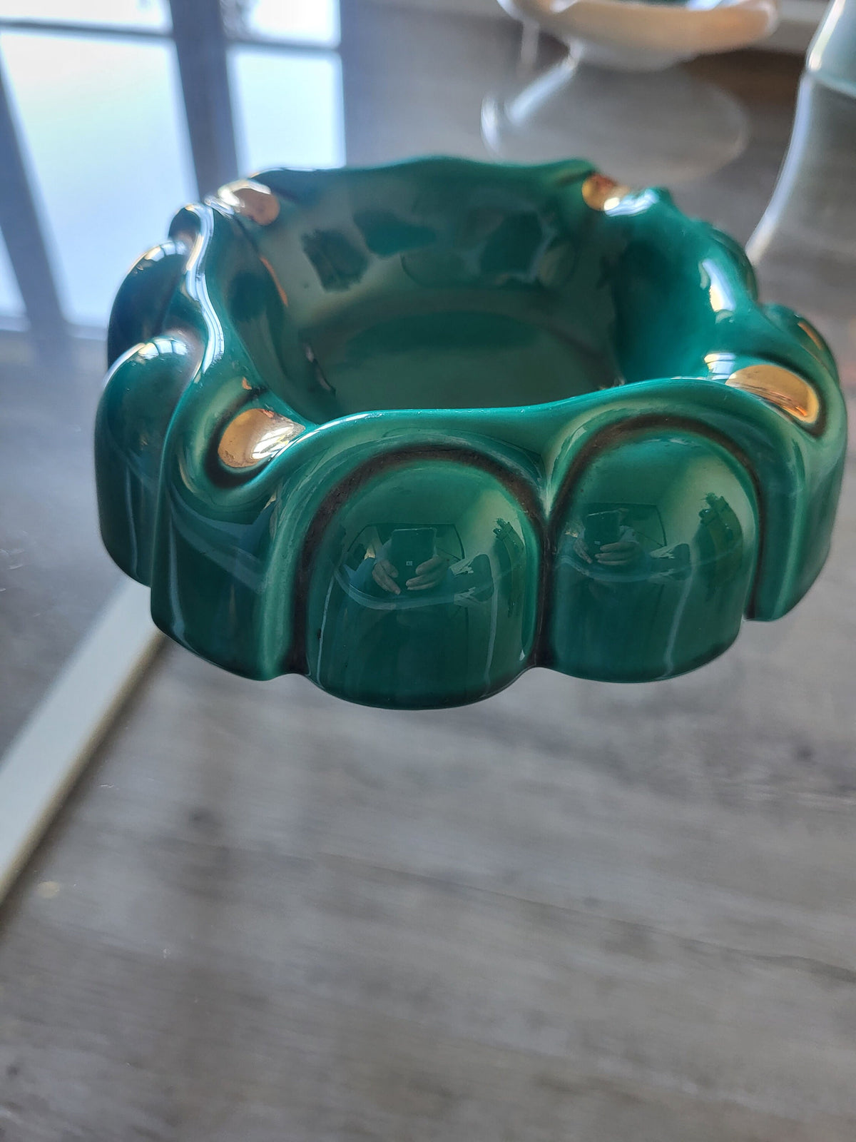 Cendrier vert Verceram Vide poche vert