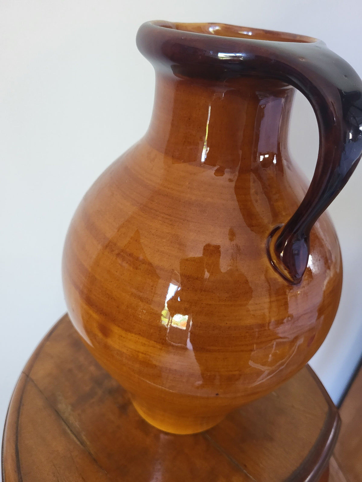 Cruche poterie Saint Clément céramique brillante