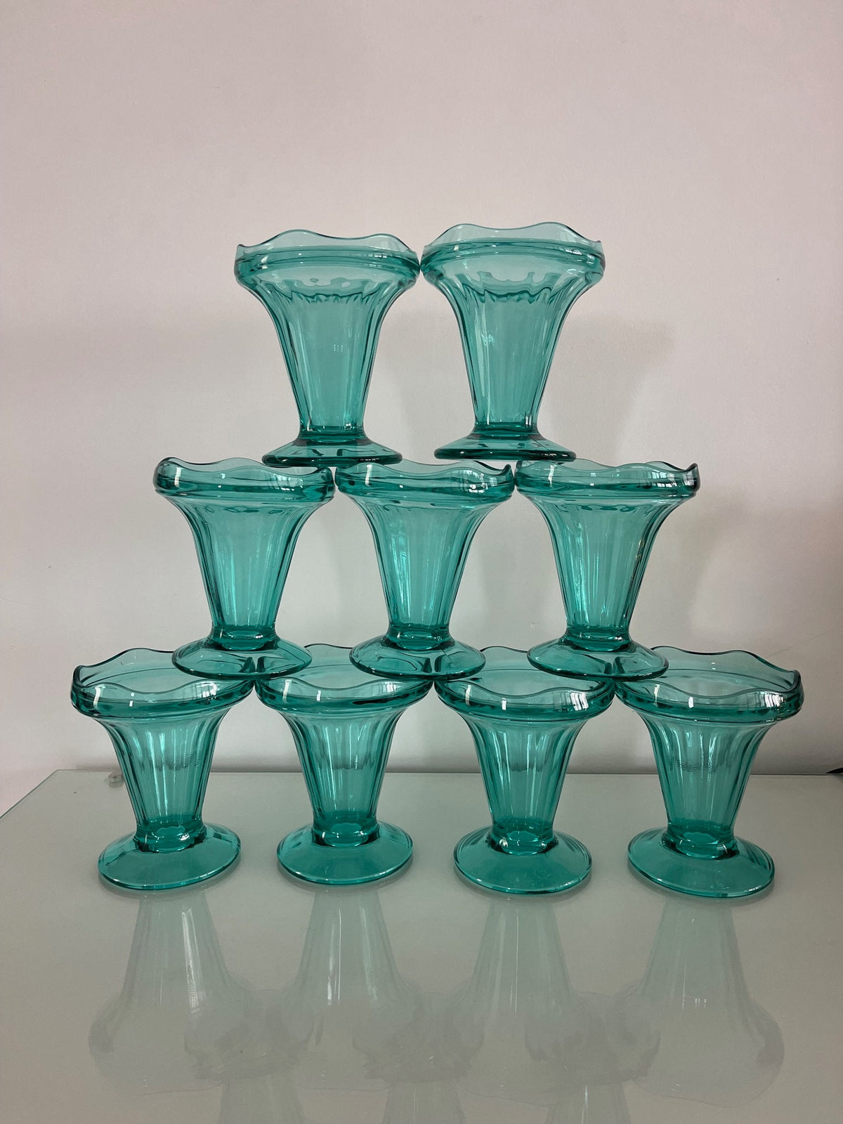 Coupe à dessert turquoise Arcopal