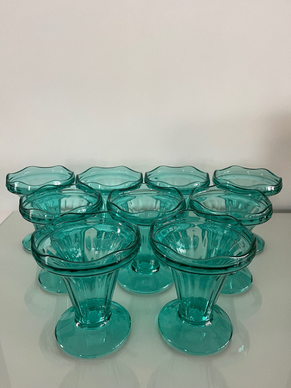 Coupe à dessert turquoise Arcopal