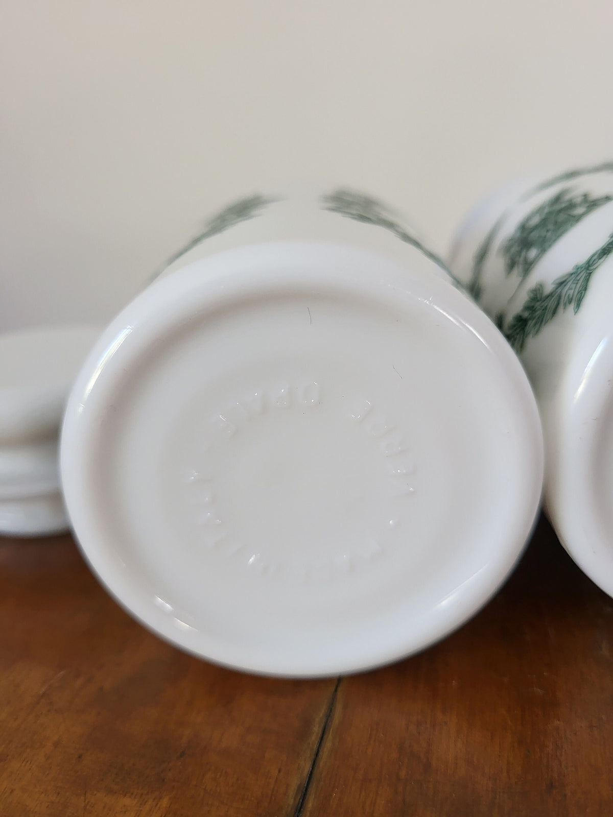 Flacons apothicaire opaline pot avec couvercle vintage