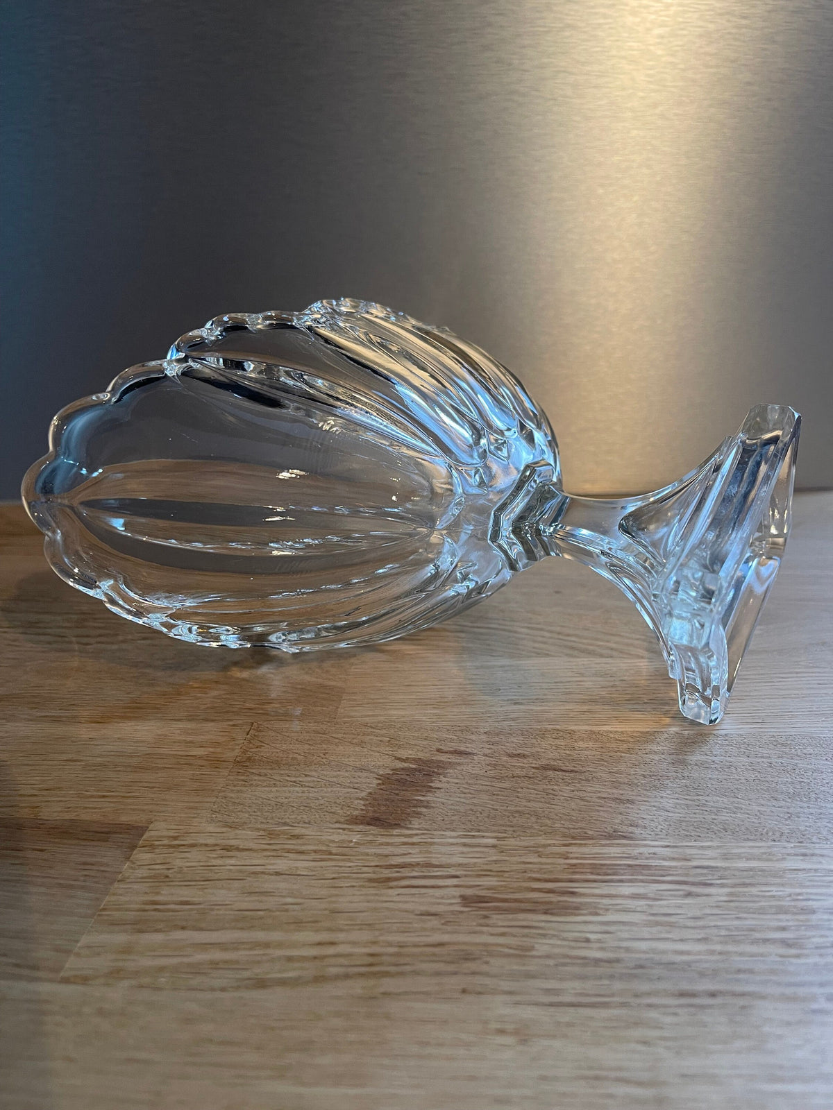 Saucière coupe cristal vintage années 50
