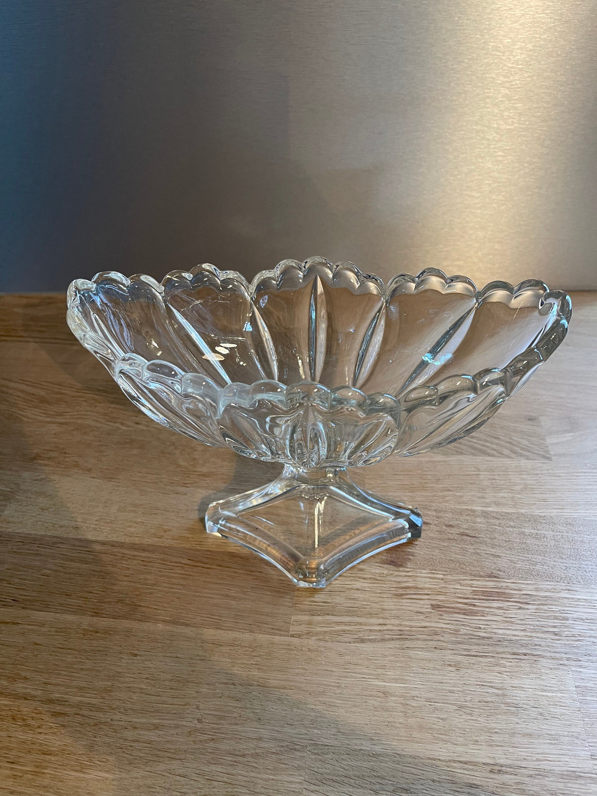 Saucière coupe cristal vintage années 50