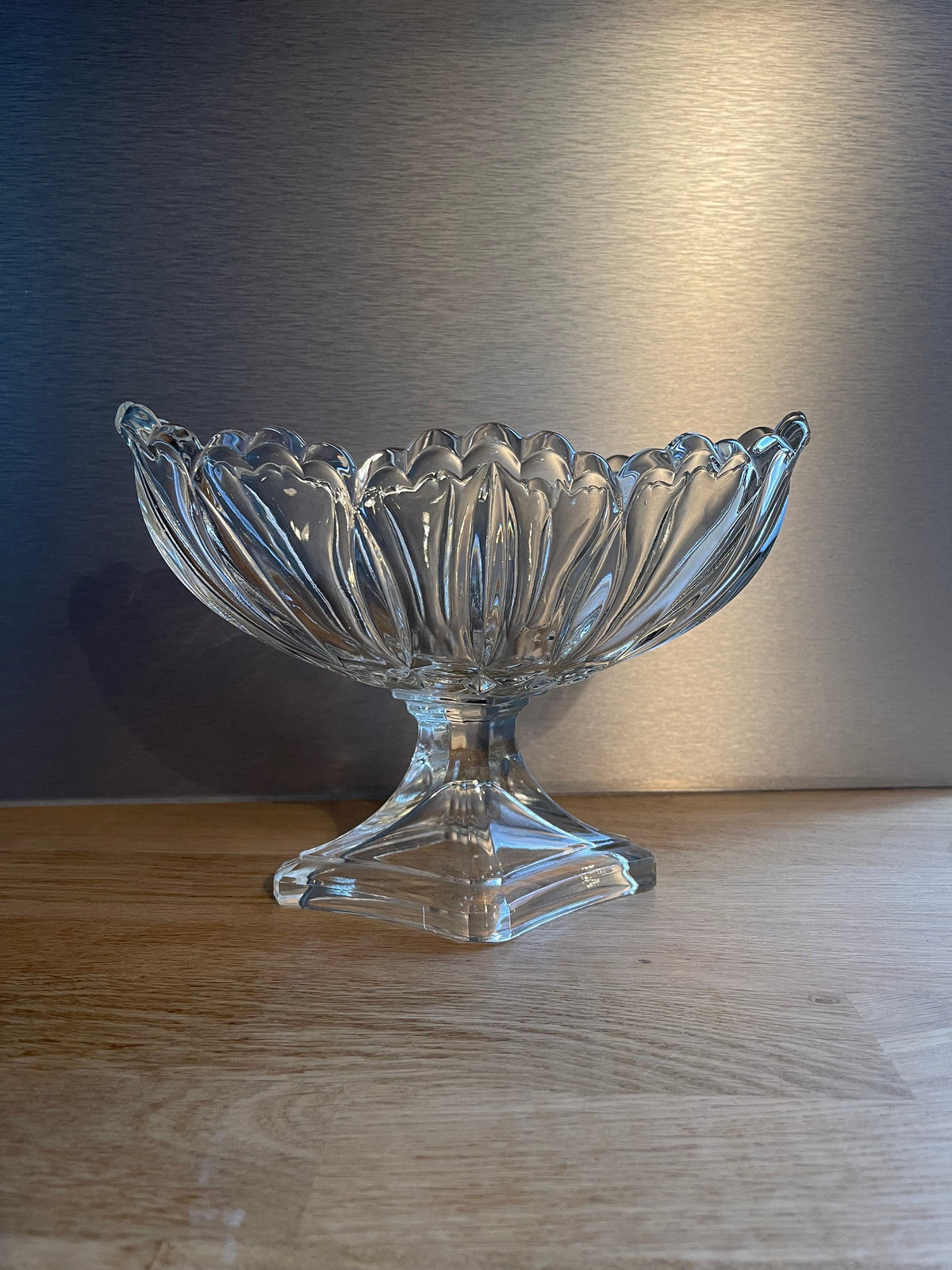 Saucière coupe cristal vintage années 50