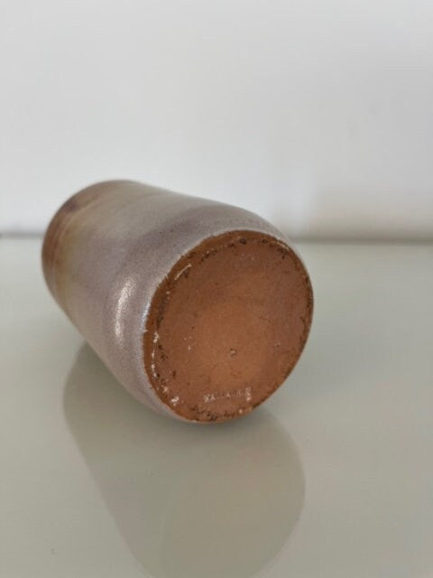 Bouteille soliflore Vallauris grès vintage