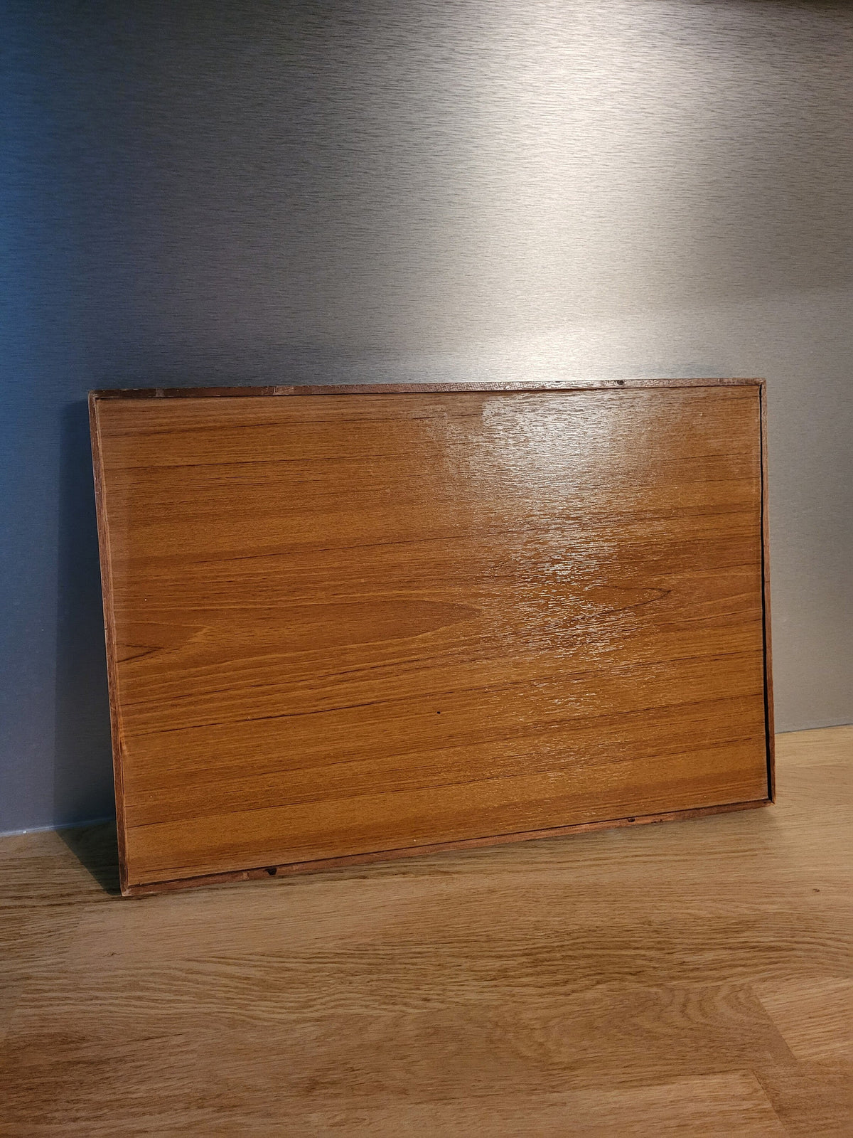 Plateau vintage bois canards