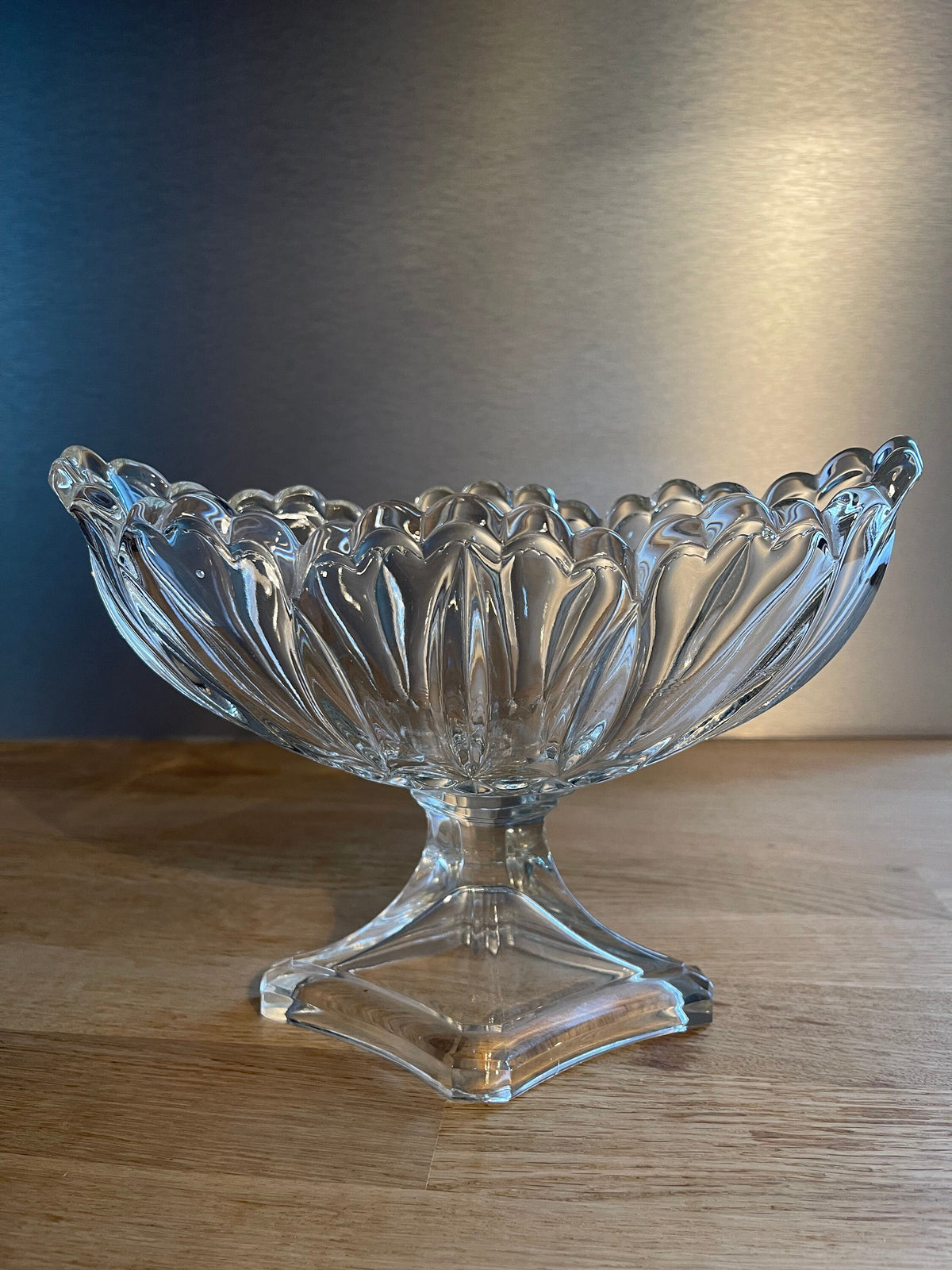 Saucière coupe cristal vintage années 50