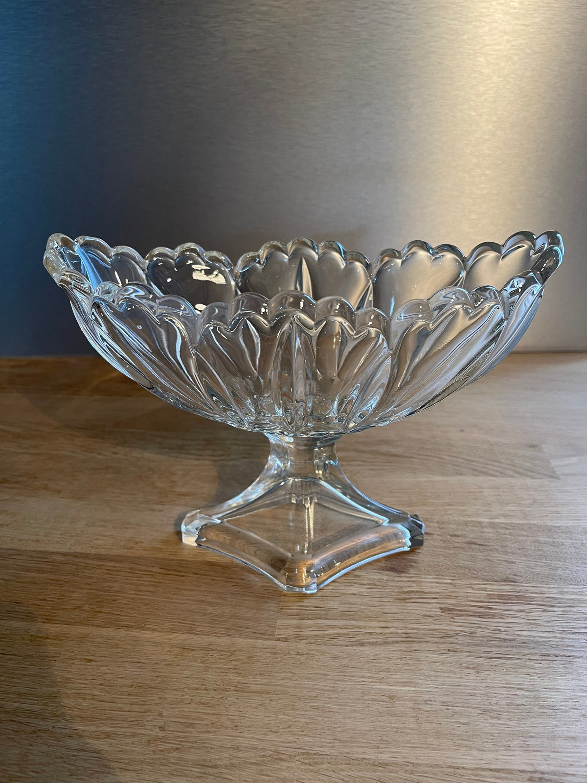 Saucière coupe cristal vintage années 50