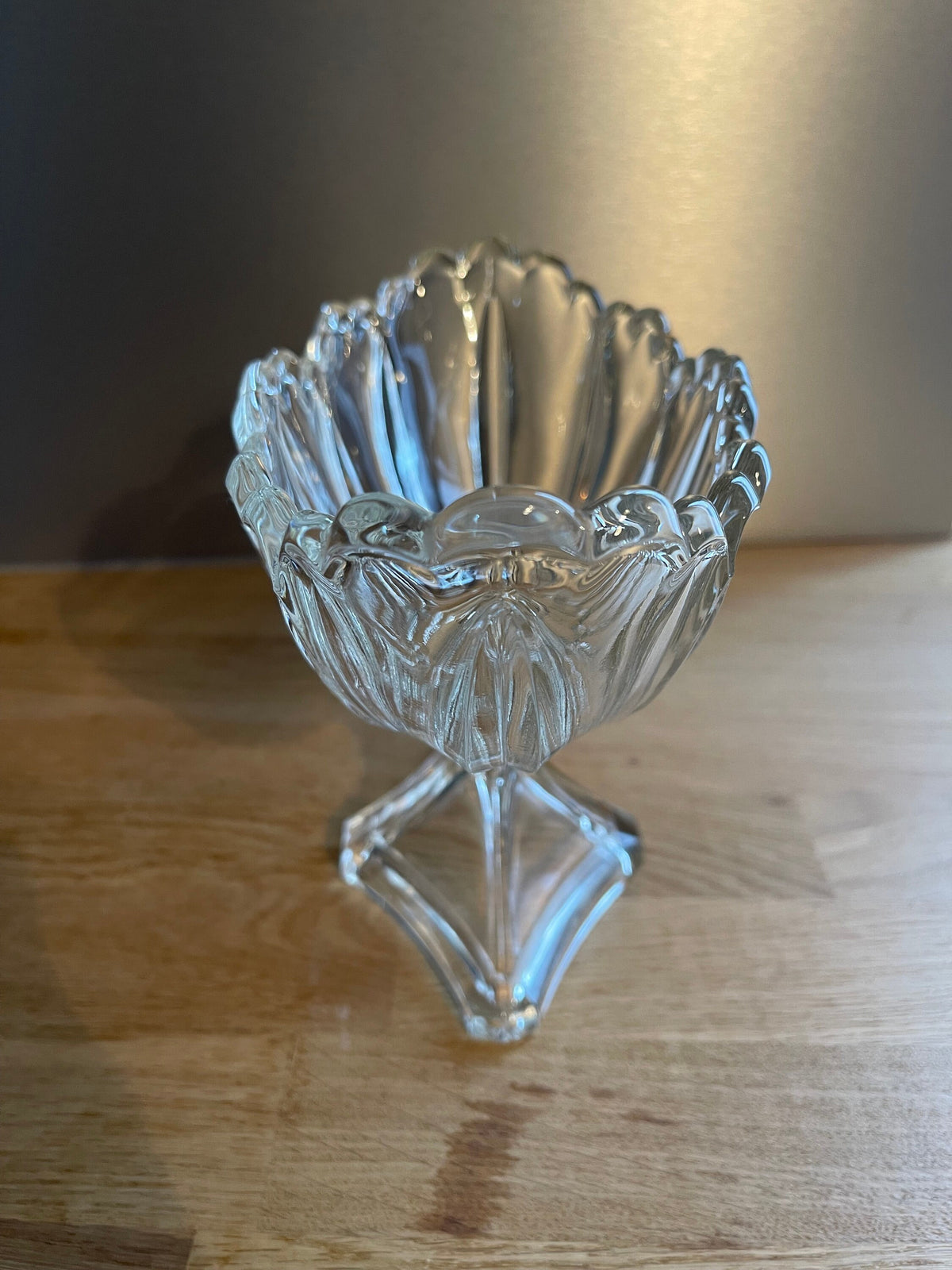 Saucière coupe cristal vintage années 50