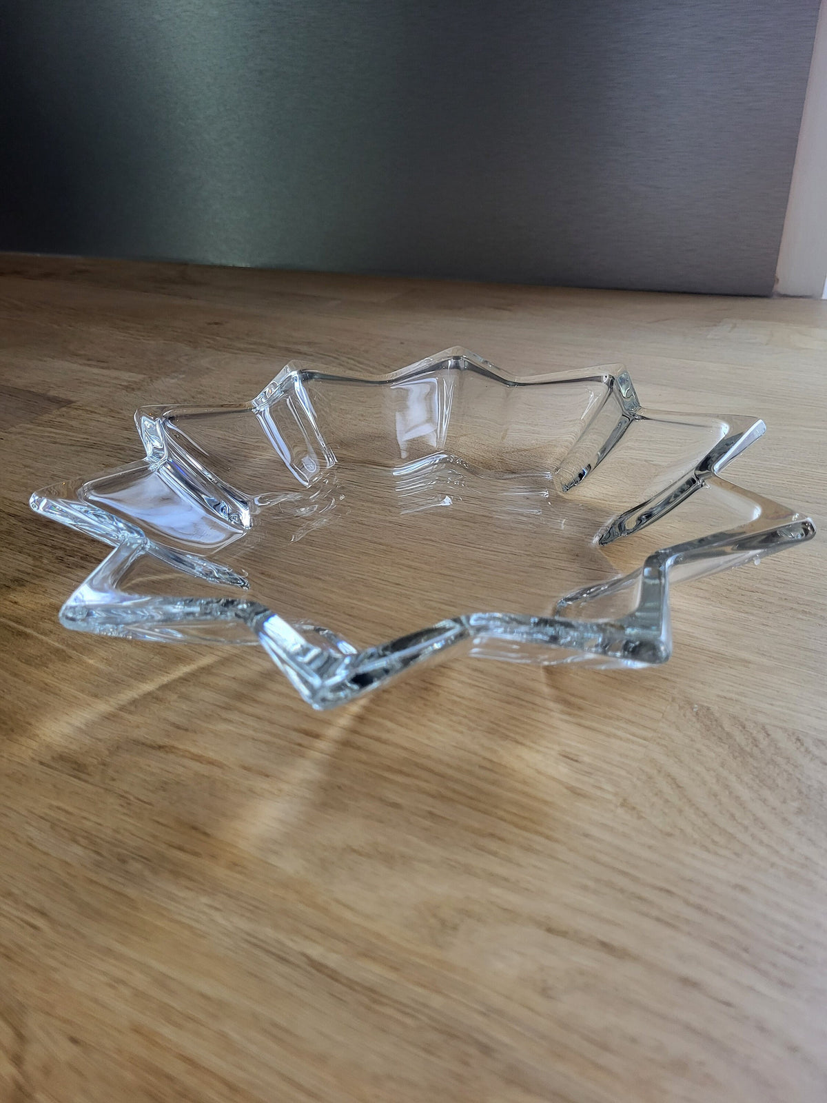 Plat en verre étoile
