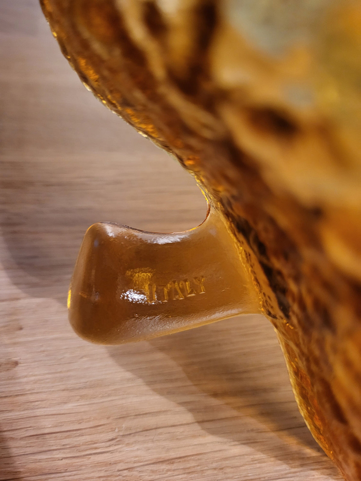 Coupelles verre ambrée pomme