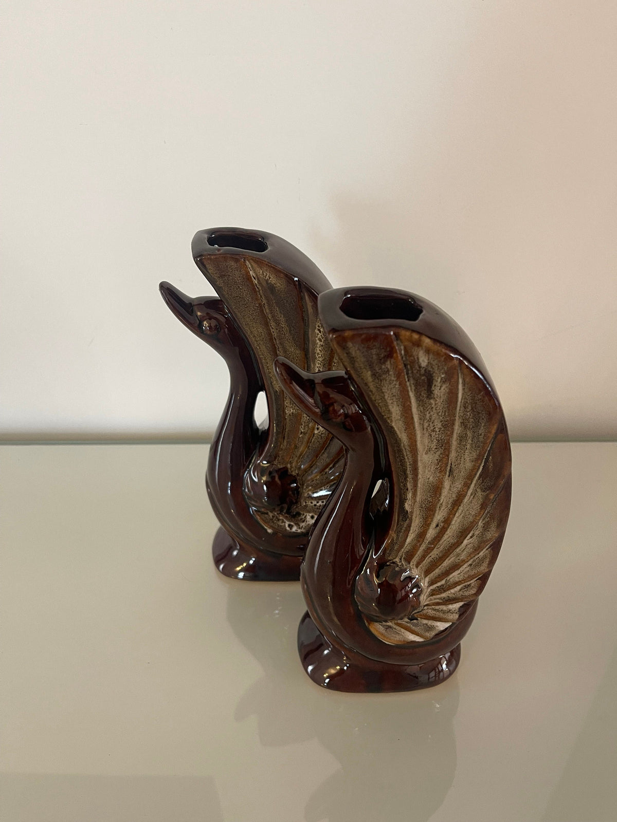 Vase cygne style Art Déco