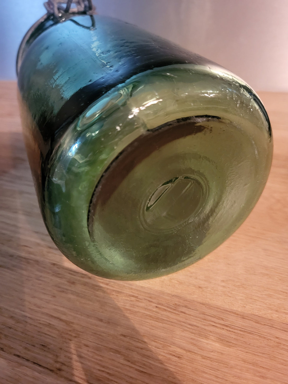 Bocal vert vintage L'idéale
