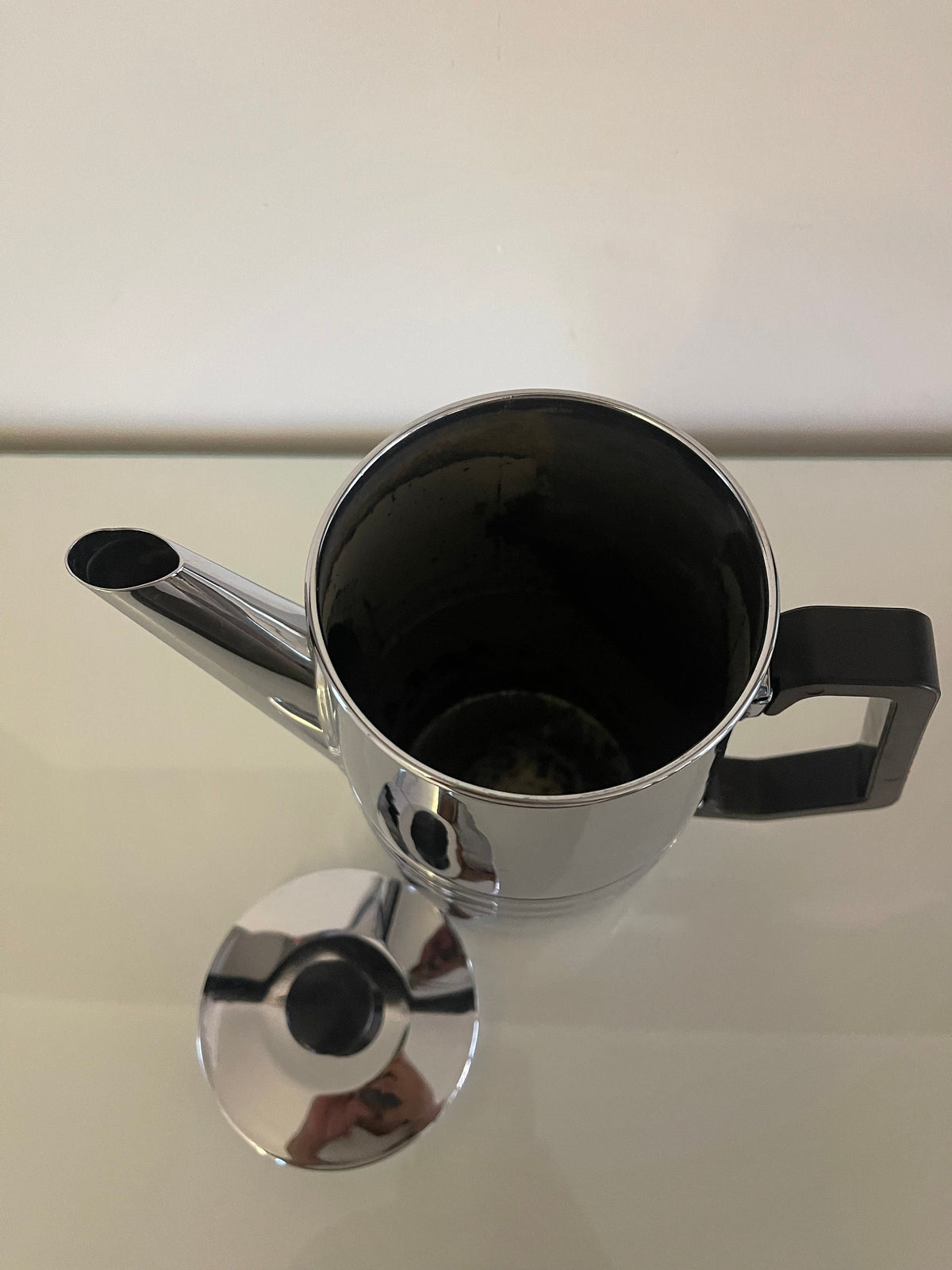 Théière vintage cuivre chromé BAUMLIN