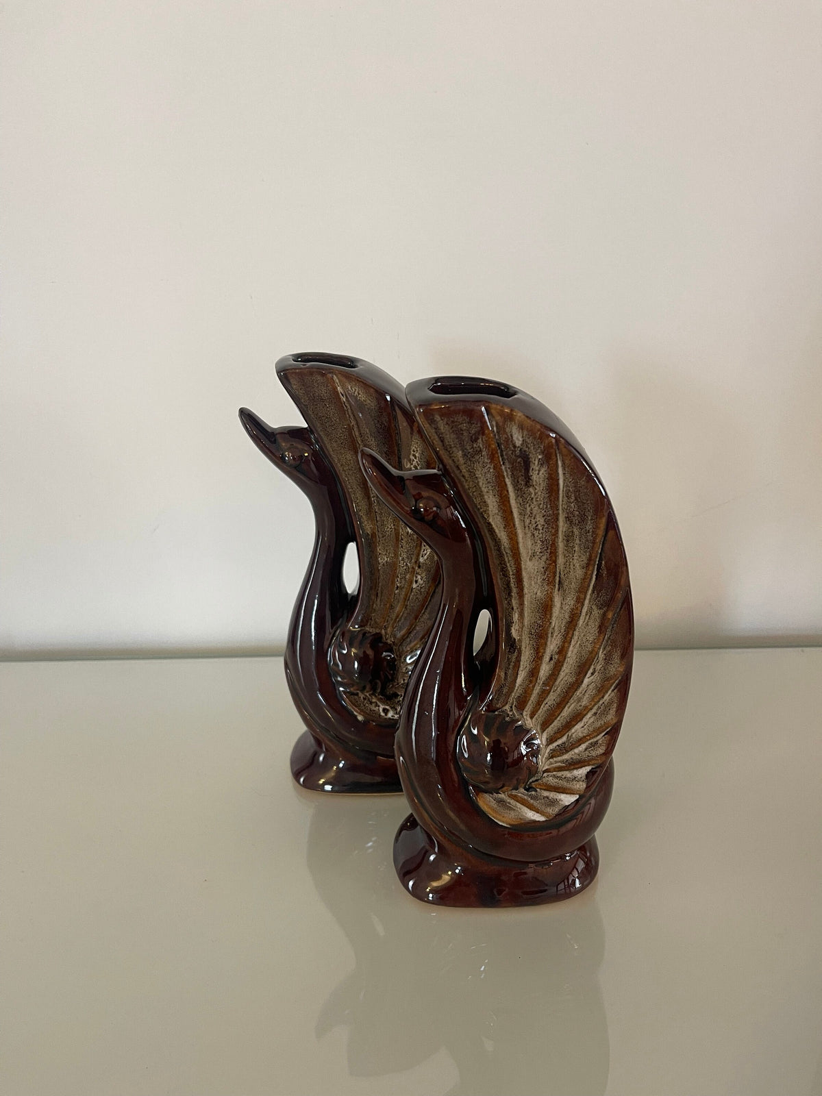 Vase cygne style Art Déco