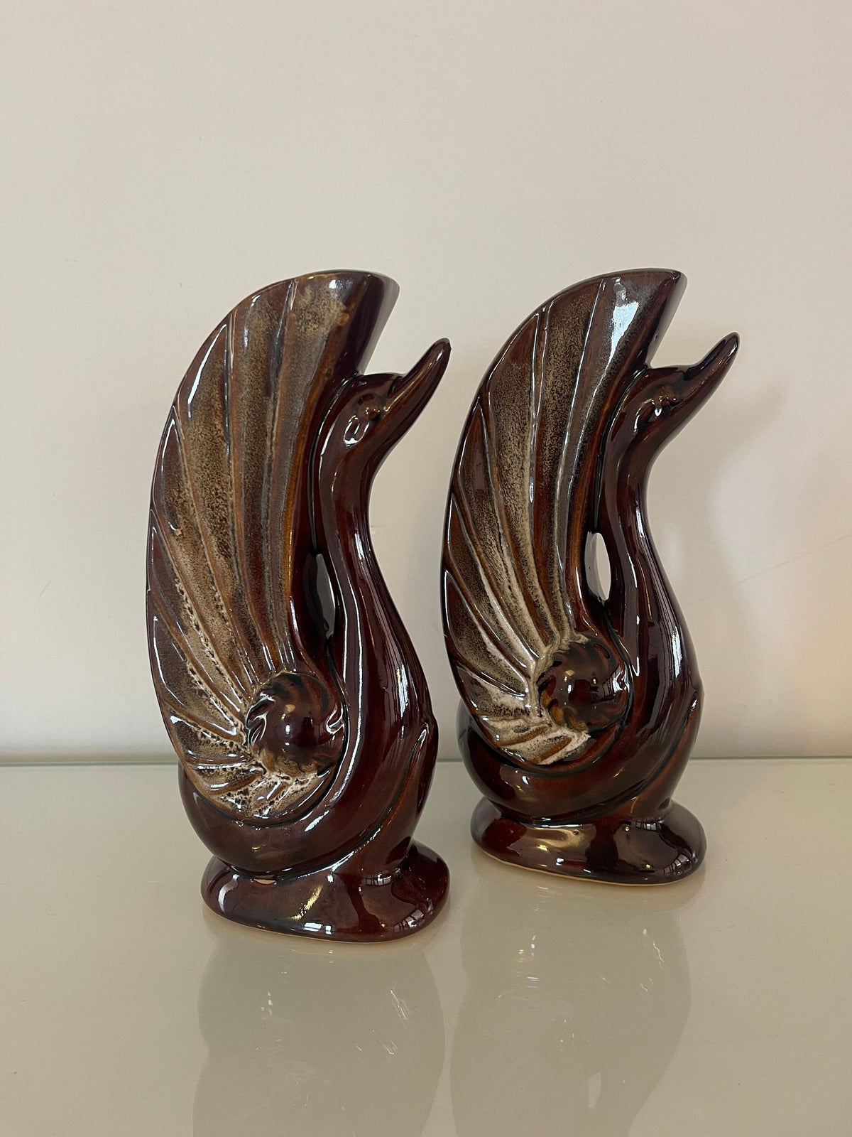 Vase cygne style Art Déco