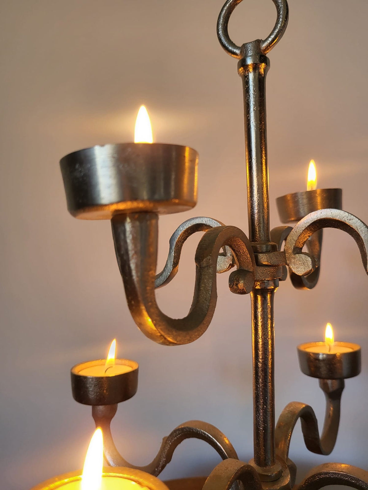 Bougeoir métal vintage