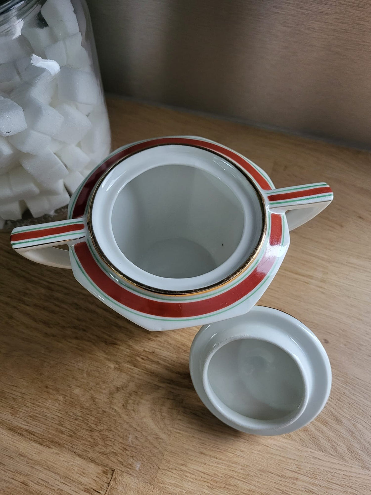 Sucrier en porcelaine