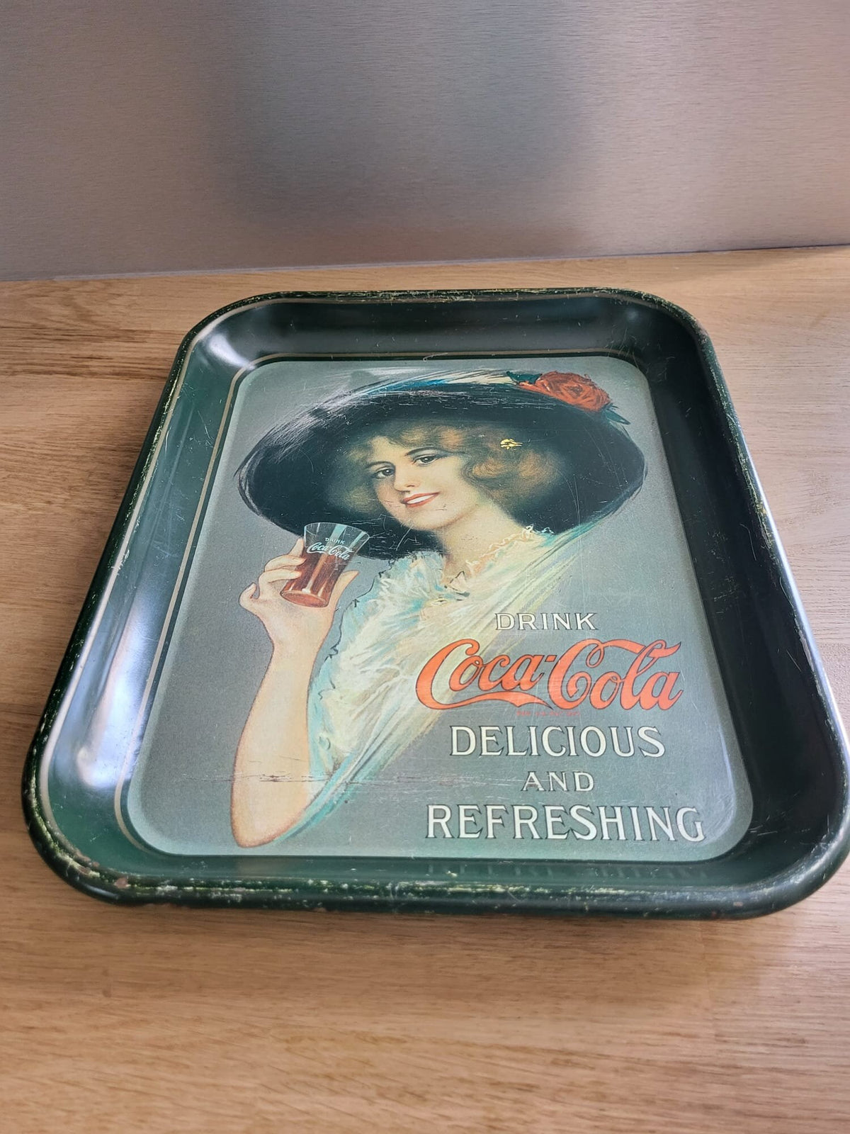 Plateau CocaCola vintage publicité