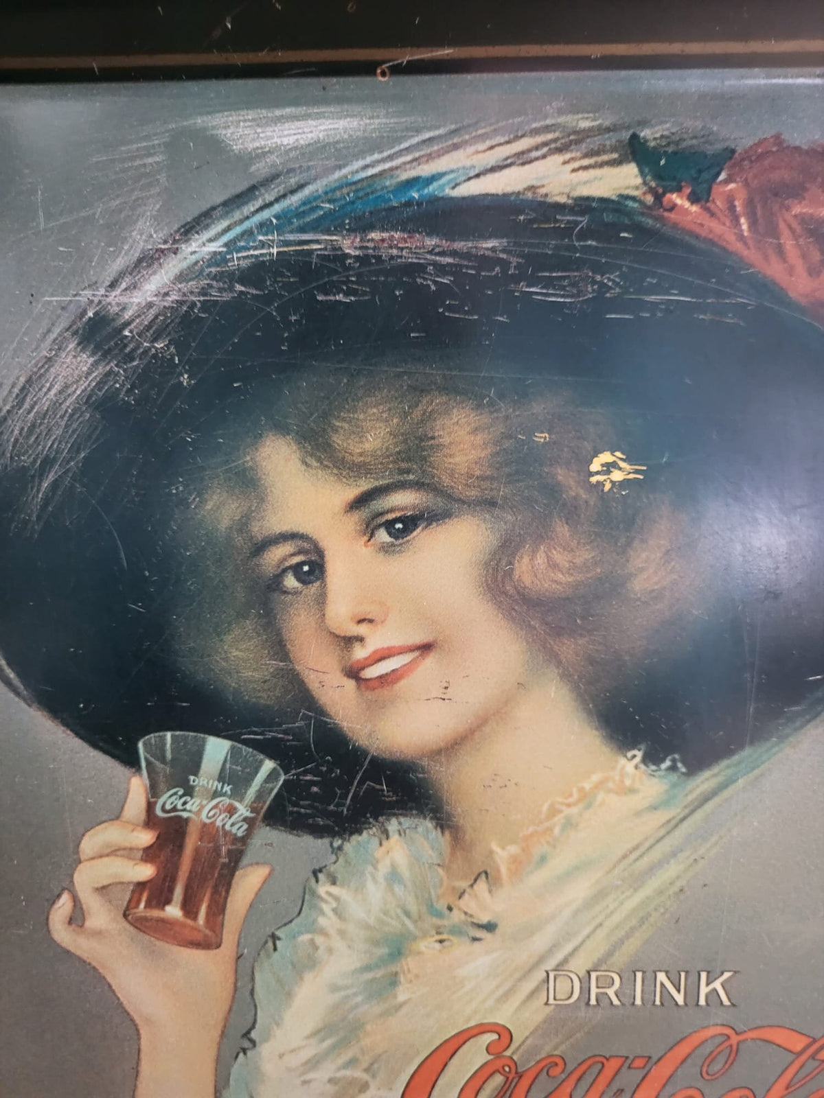 Plateau CocaCola vintage publicité