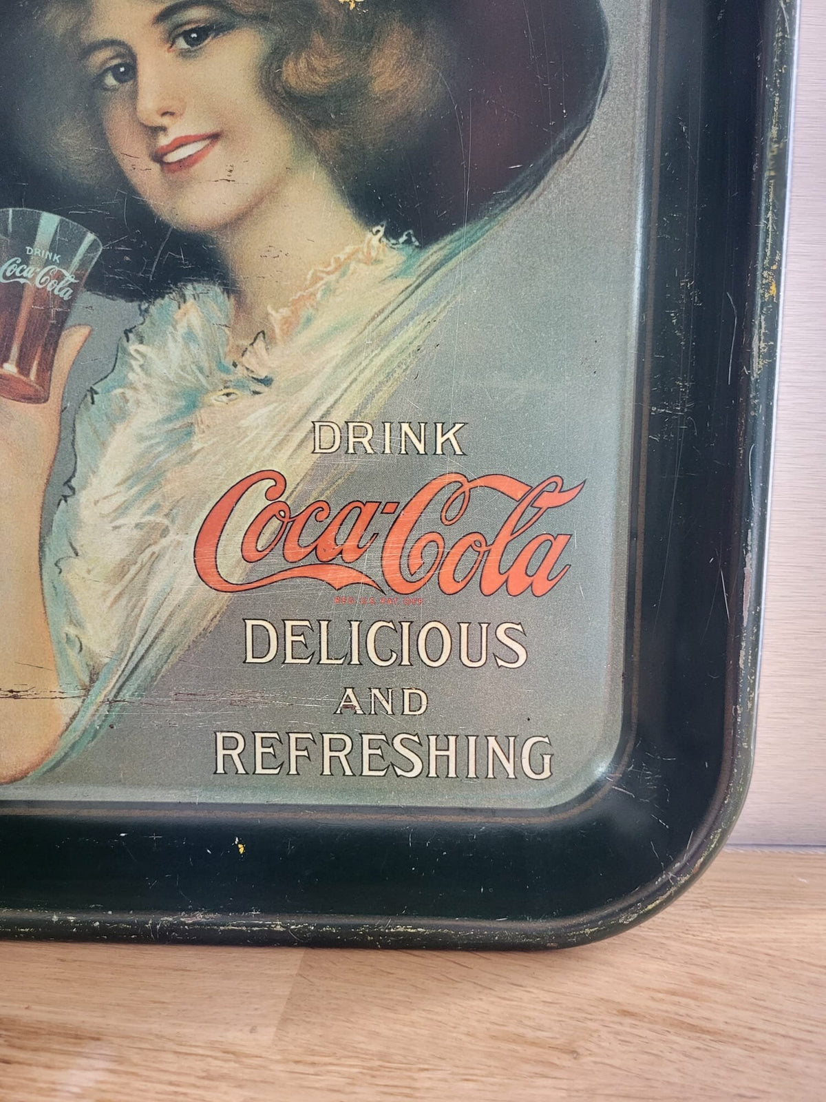 Plateau CocaCola vintage publicité