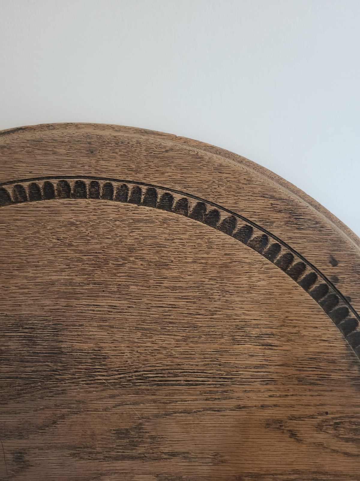 Plateau rond en bois
