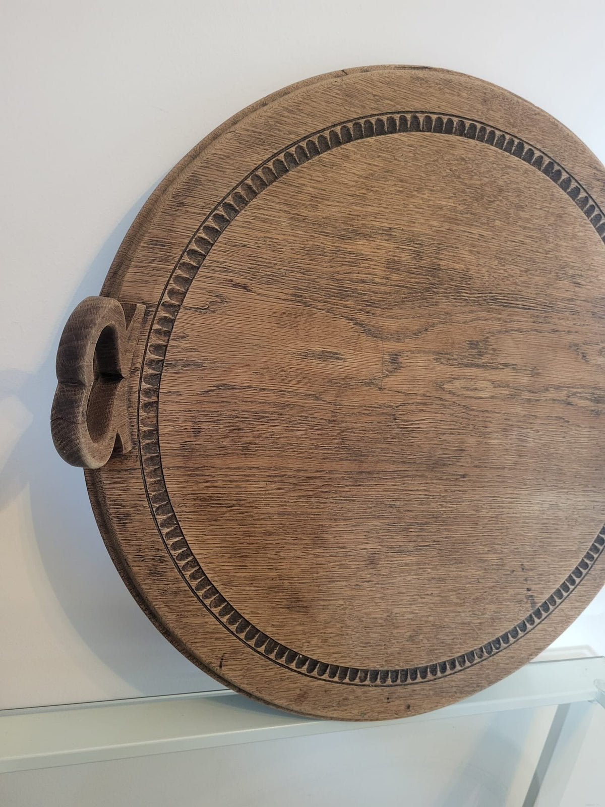 Plateau rond en bois