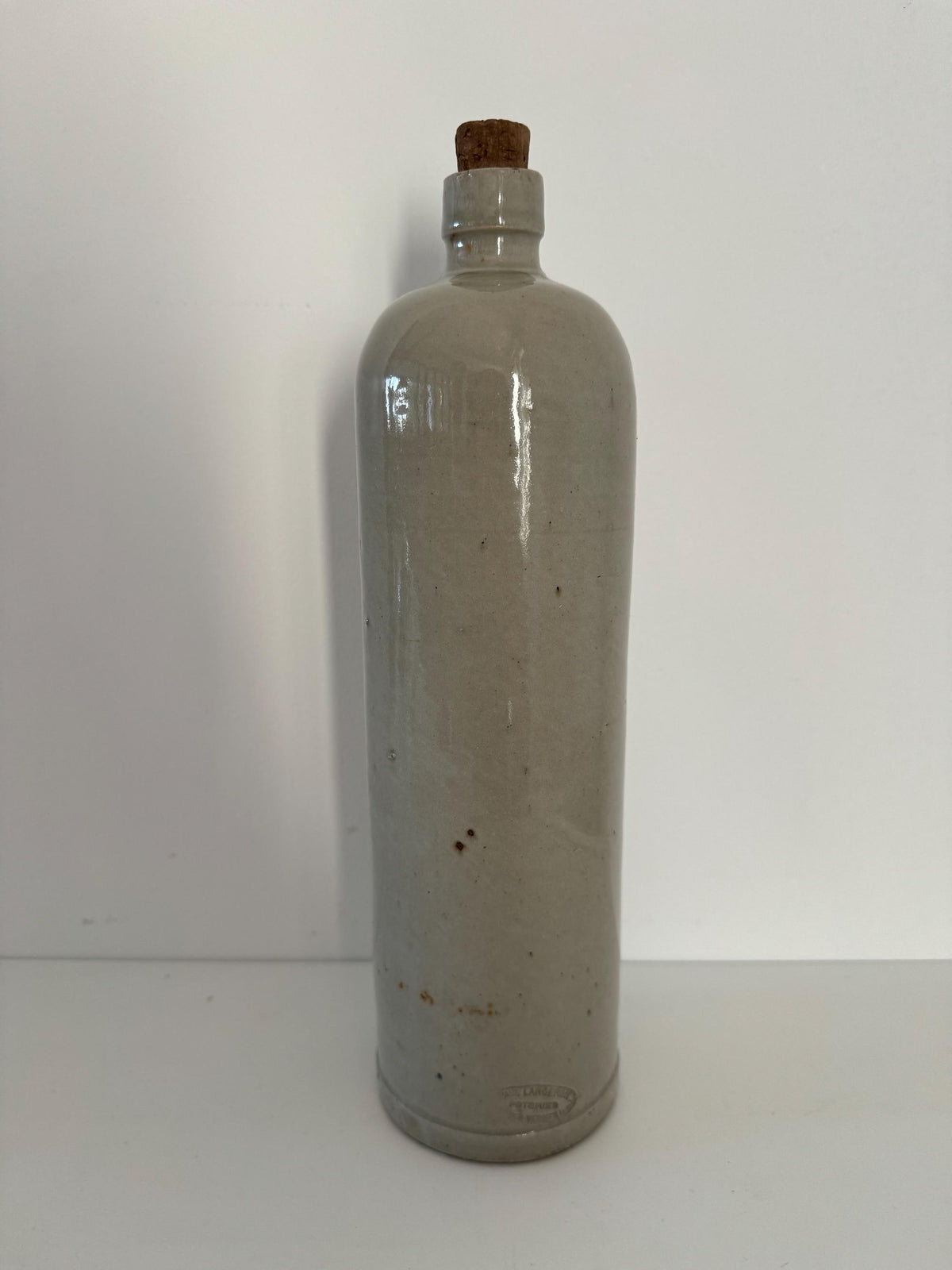 Bouteille grès ancienne française vintage