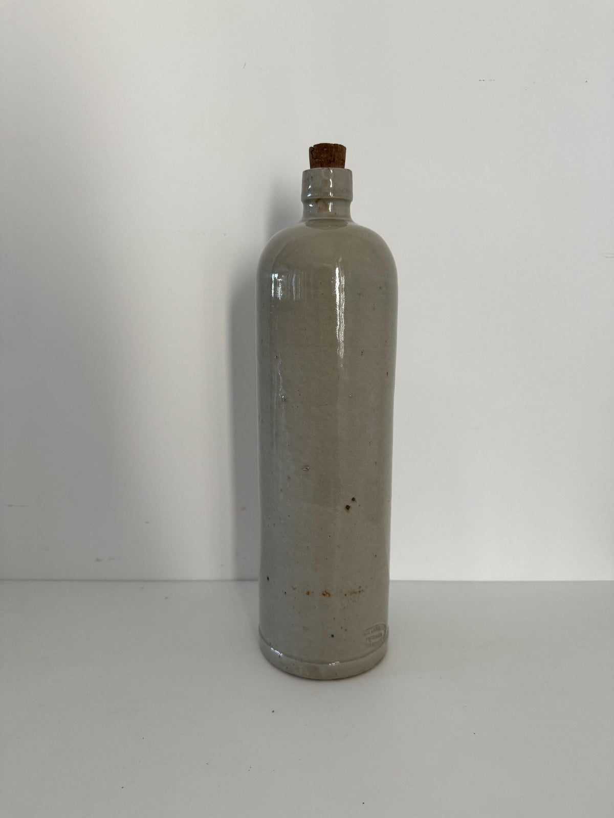 Bouteille grès ancienne française vintage