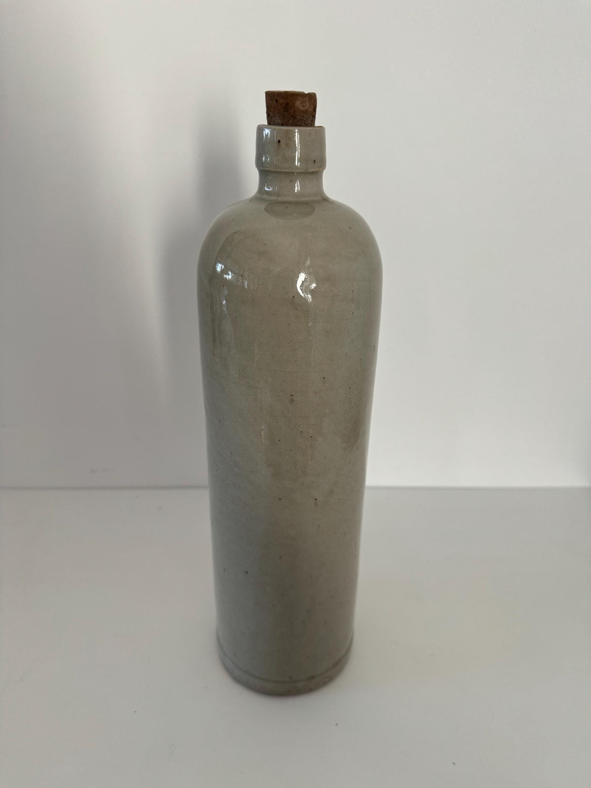 Bouteille grès ancienne française vintage