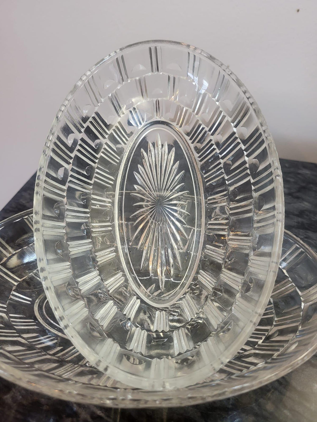 Coupelles anciennes en verre