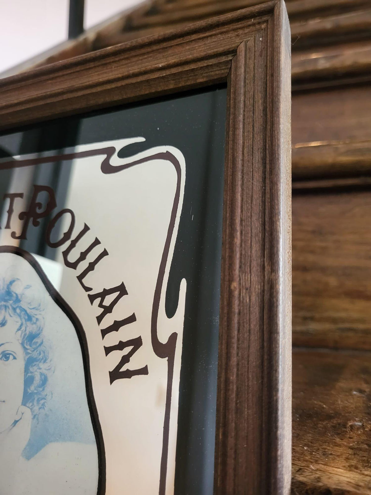 Miroir publicité Chocolat Poulain