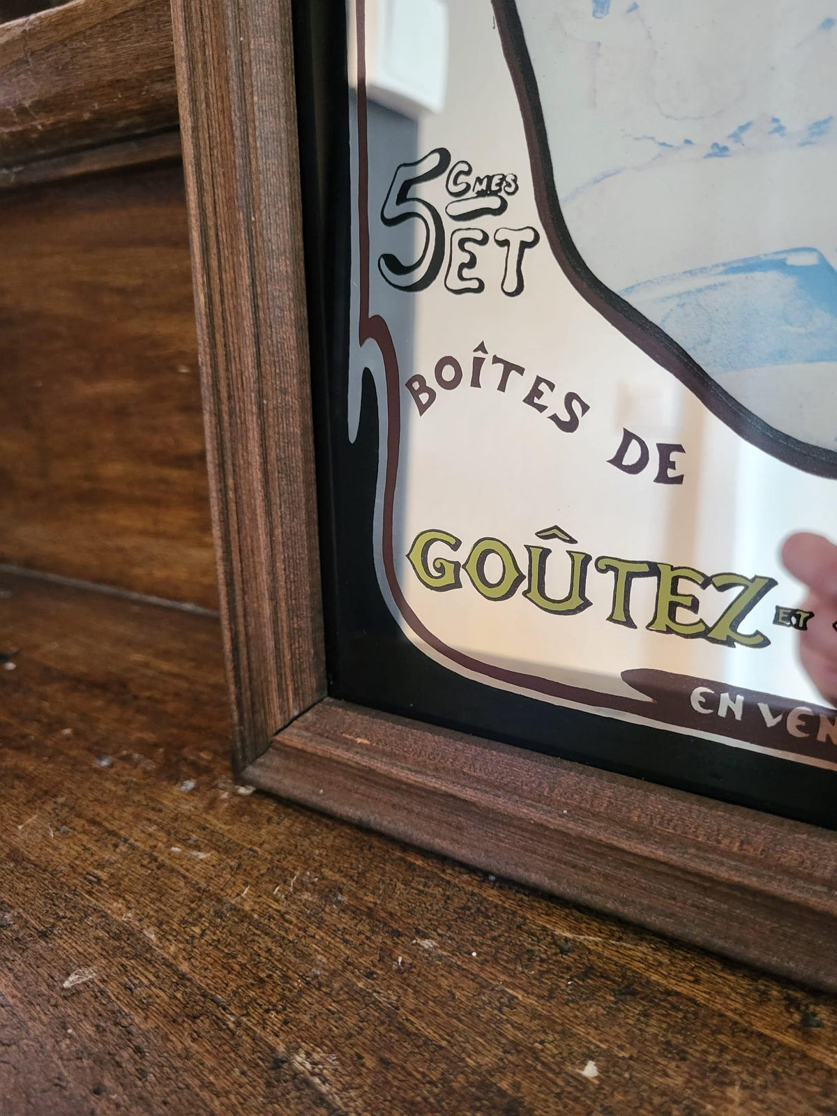 Miroir publicité Chocolat Poulain