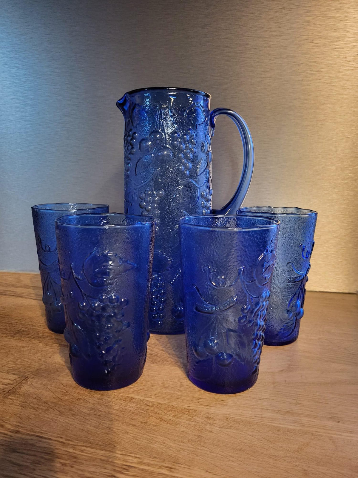 Service à orangeade verre