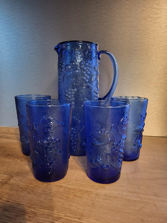 Service à orangeade verre