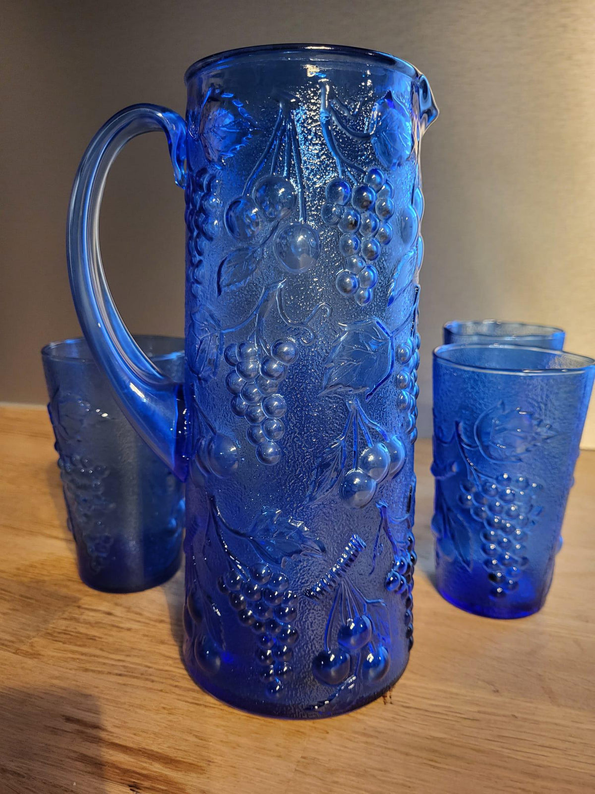 Service à orangeade verre