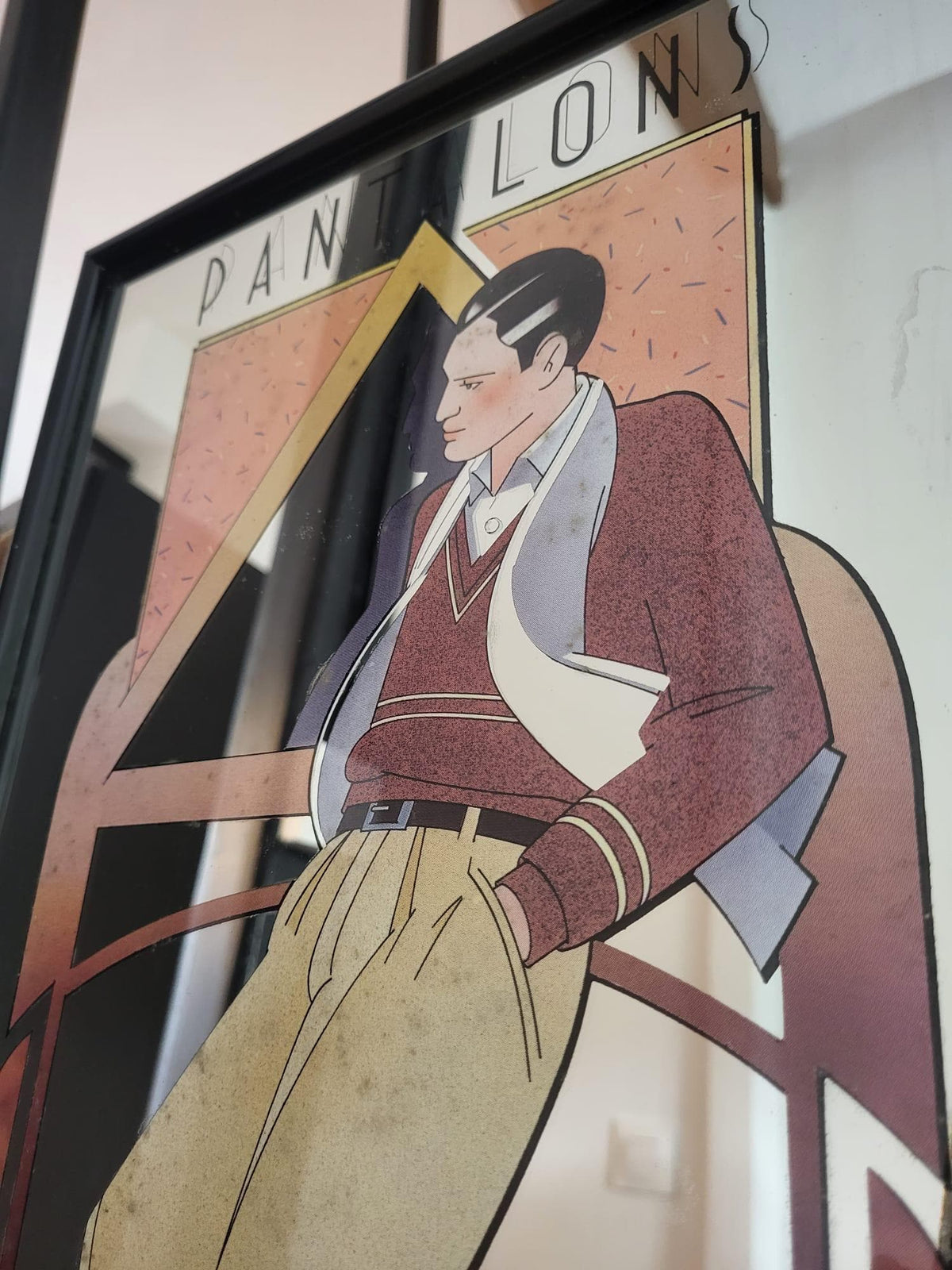 Miroir publicité vintage