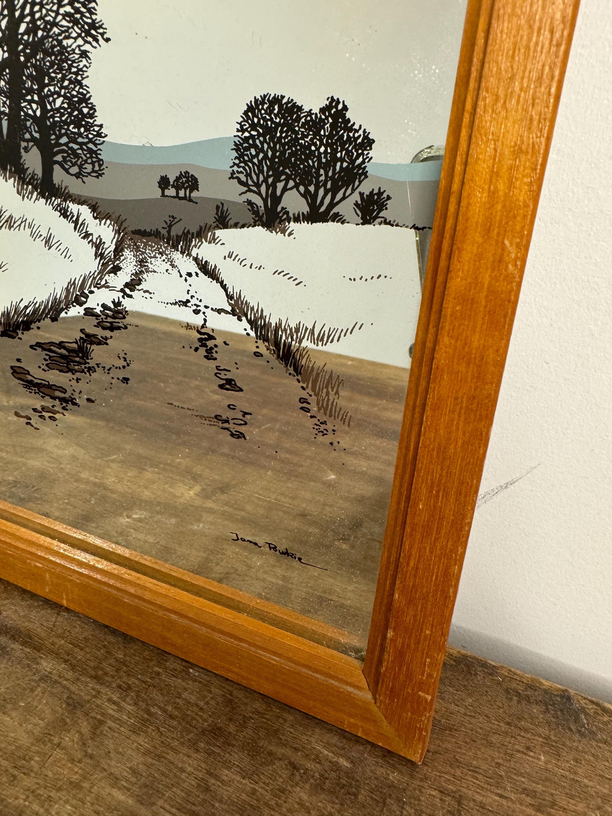 Miroir cadre vintage