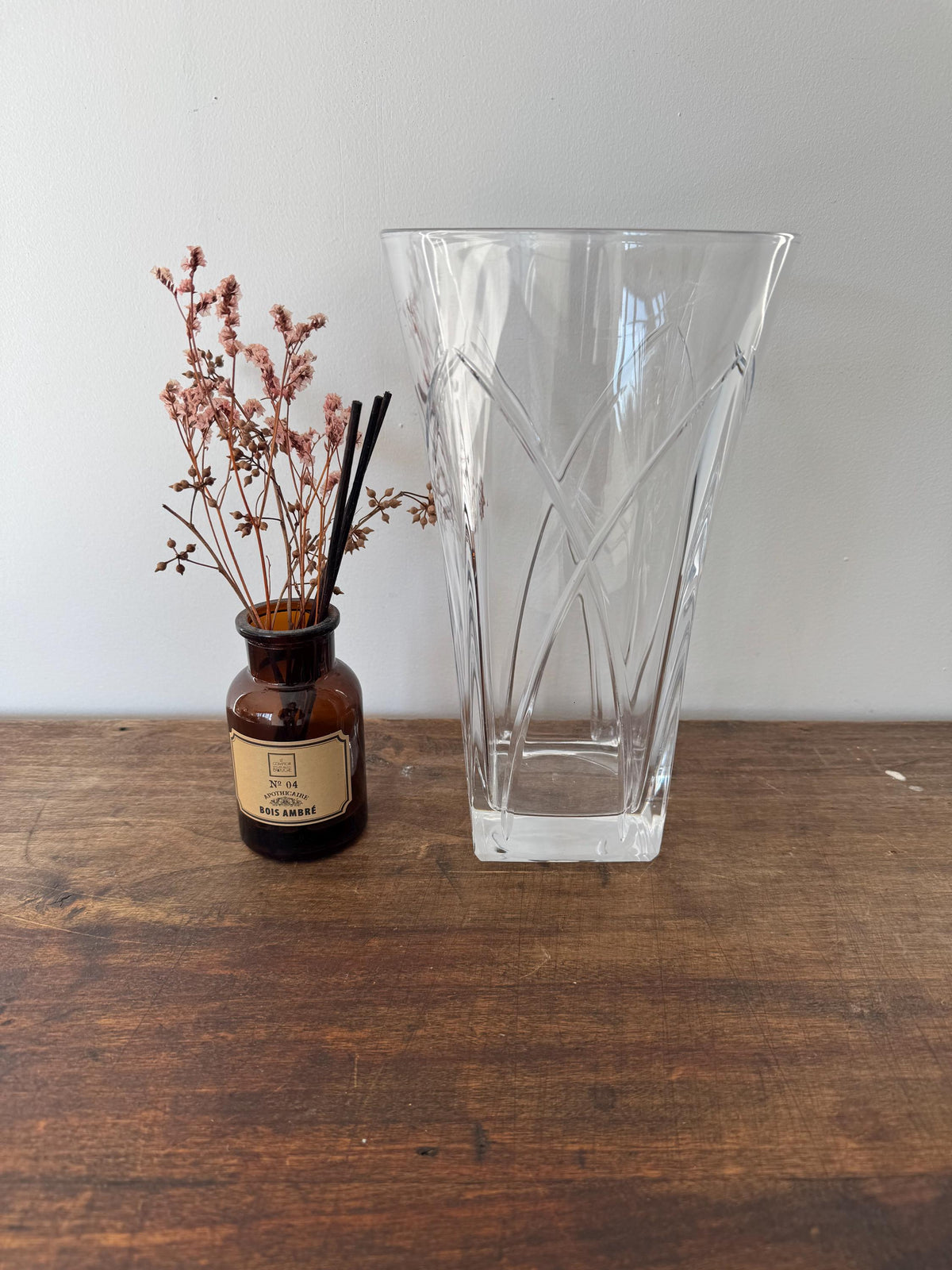 Vase cristal vintage