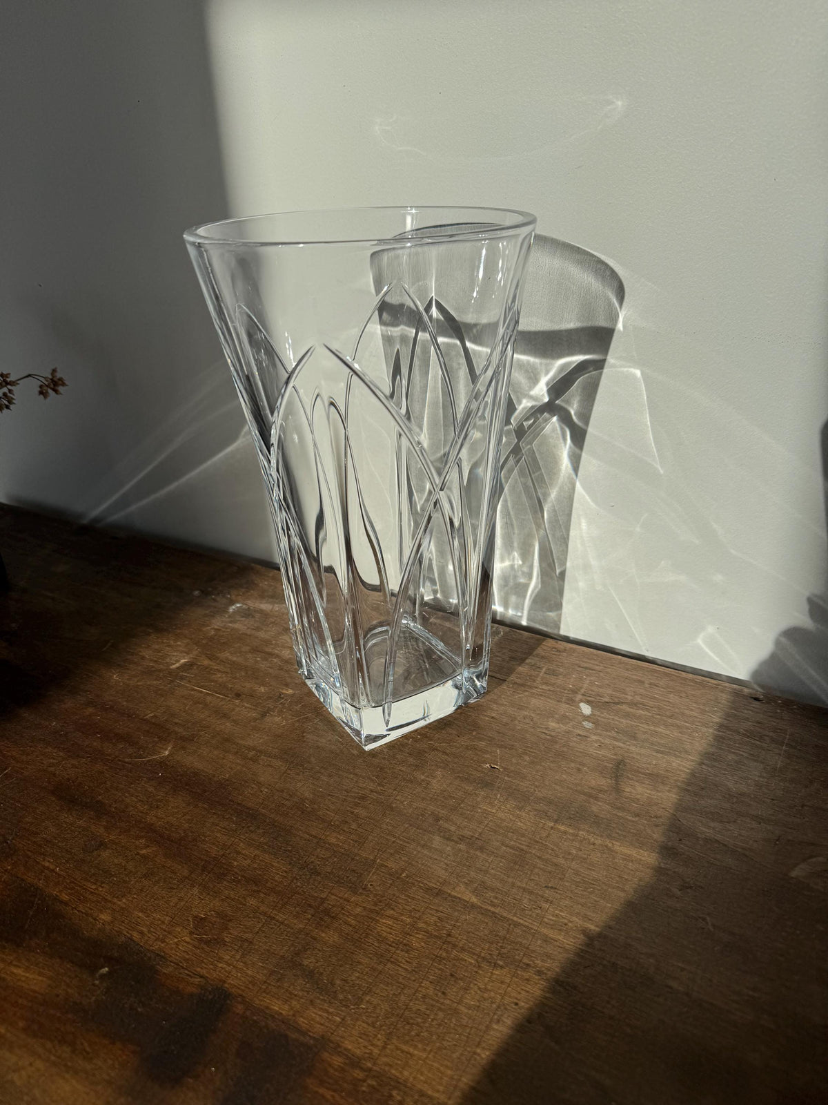 Vase cristal vintage