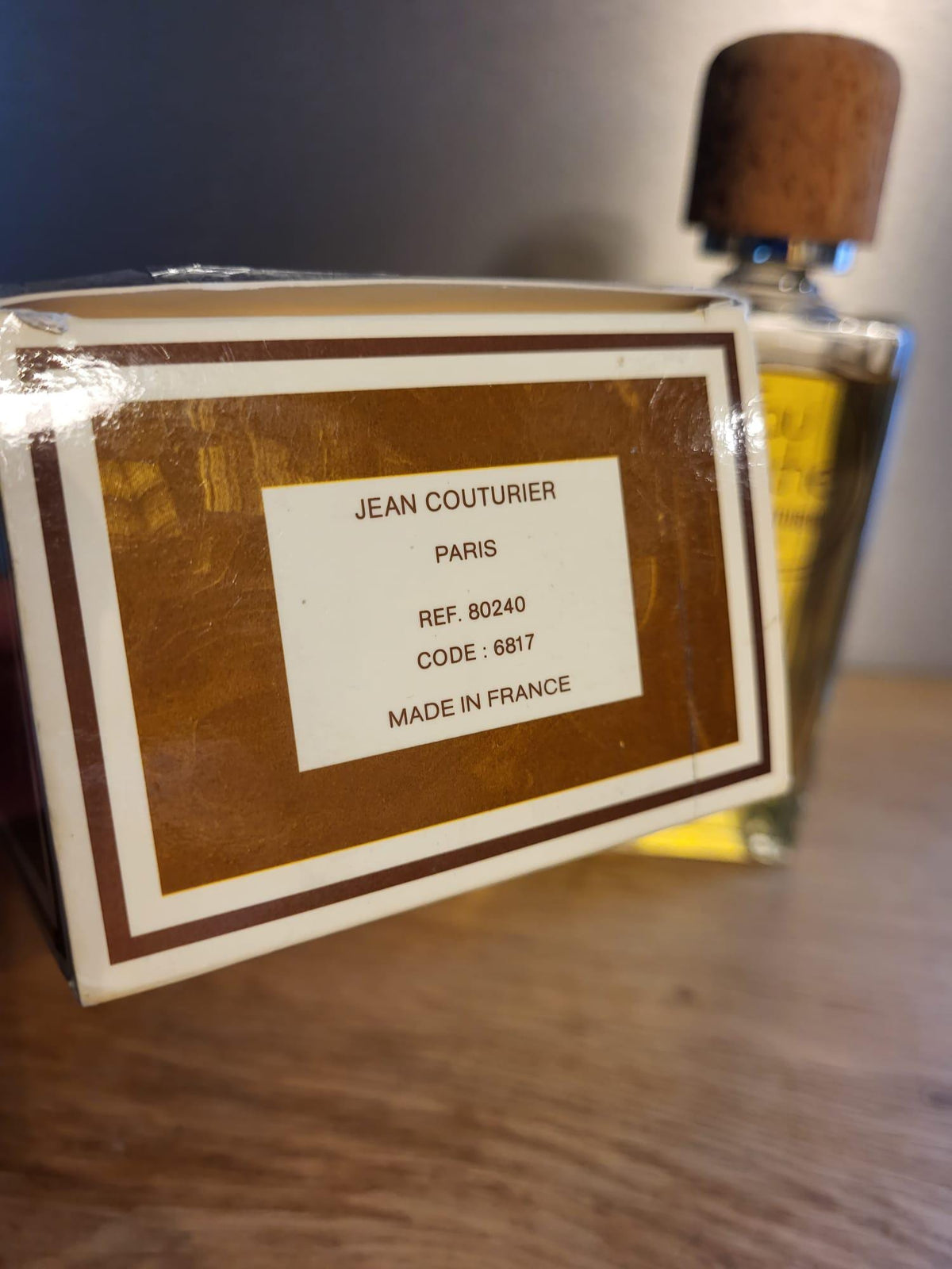 Parfum ancien Jean Couturier