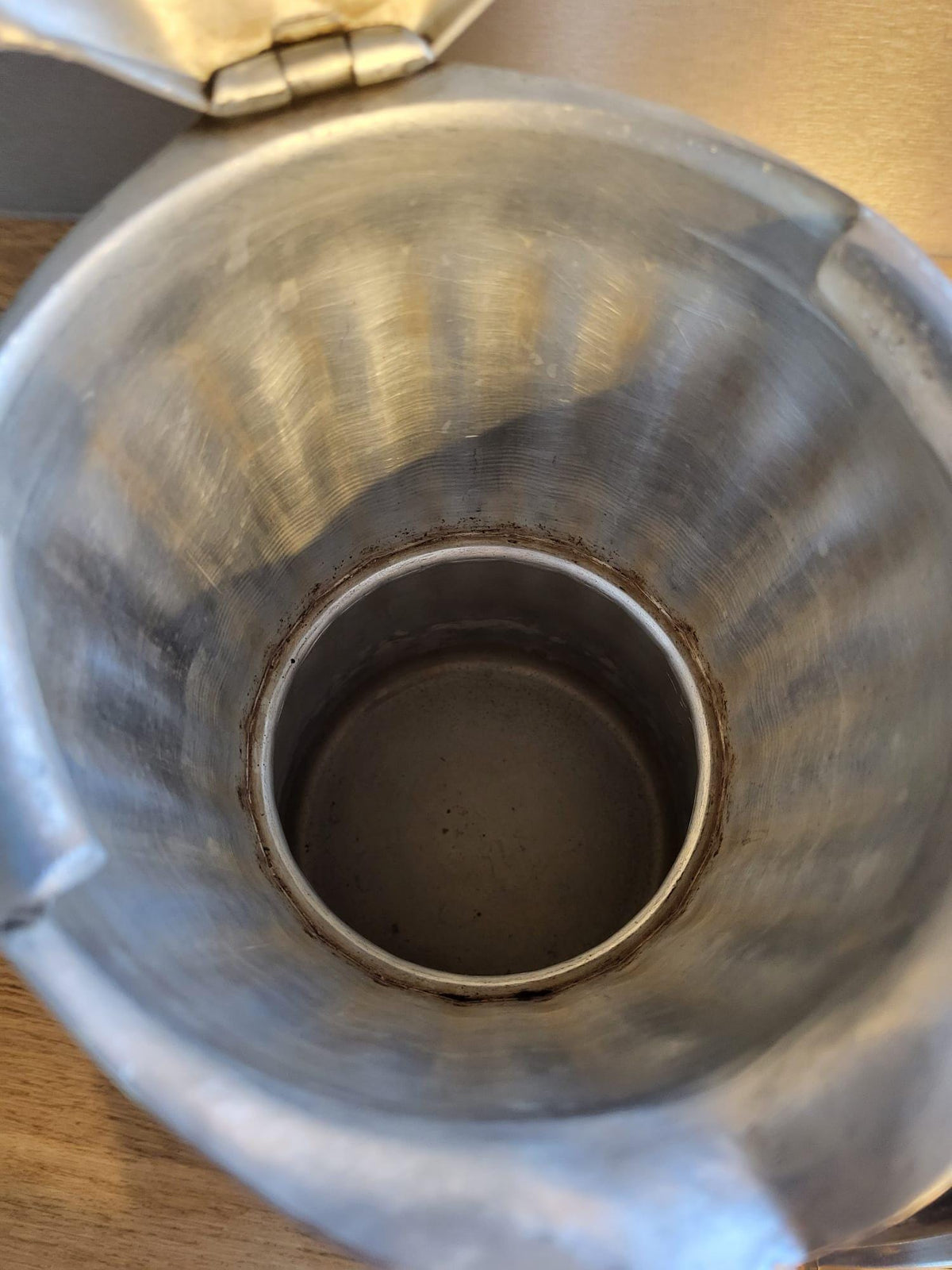 Cafetière aluminium vintage